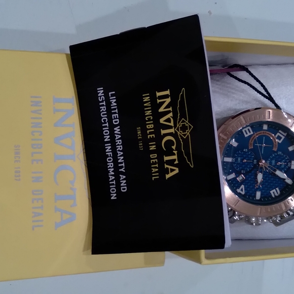 Invicta 30758 mens pro dive two tone case blue dia - Picture 8 of 9